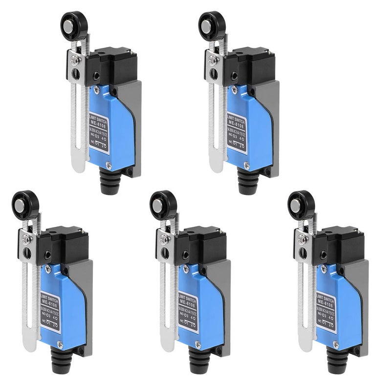uxcell ME8108 Adjustable Roller Lever Arm Momentary Limit Switch 1NC1NO 5Pcs for CNC Mill 3D Printer Door Switch - Image 2