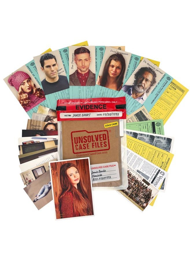 Unsolved Case Files Banks, Jamie - Cold Case Murder Mystery Game Can You Solve The Crime. - Image 1