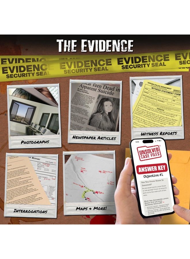 Unsolved Case Files Banks, Jamie - Cold Case Murder Mystery Game Can You Solve The Crime. - Image 5