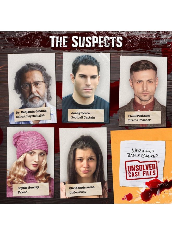 Unsolved Case Files Banks, Jamie - Cold Case Murder Mystery Game Can You Solve The Crime. - Image 4