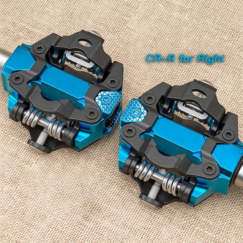 GEWAGE Aluminum Alloy Bicycle Pedal Red - SPD Pedal with Sealed Bearings - Waterproof Flat Platform Pedal with Antiskid Nail Surface for Long Ride Comfort and Pedaling Efficiency - Image 4