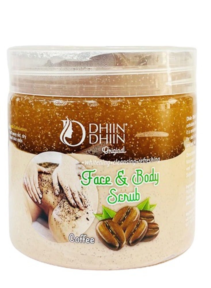 DHIN DHIN Face & Body Coffee Scrub 521ml - Image 1