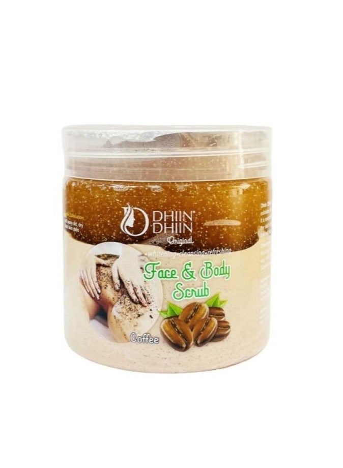 DHIN DHIN Face & Body Coffee Scrub 521ml - Image 2