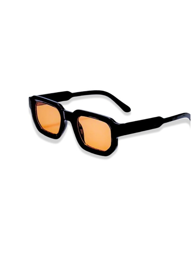 نظارات شمسية بإطار أسود نظارات شمسية مستطيلة نظارات بعدسات برتقالية نظارات للجنسين نظارات شمسية للصيد نظارات للحفلات نظارات للسفر نظارات للمشي في الهواء الطلق نظارات شمسية بإطار أسود وعدسات برتقالية مستطيلة نظارات شمسية أنيقة للجنسين للصيد والحفلات نظارات شمسية متعددة الاستخدامات للسفر والعطلات والأنشطة الخارجية نظارات شمسية بإطار أسود وعدسات برتقالية زاهية نظارات شمسية عصرية للرجال والنساء - Image 2