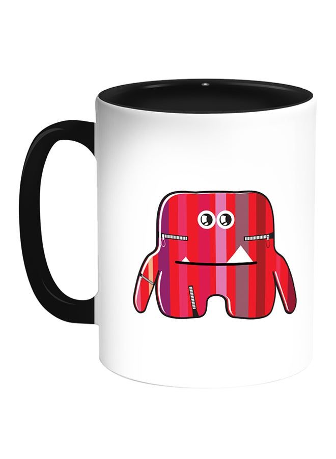 RKN Cartoons Printed Coffee Mug White/Black 11ounce - Image 2