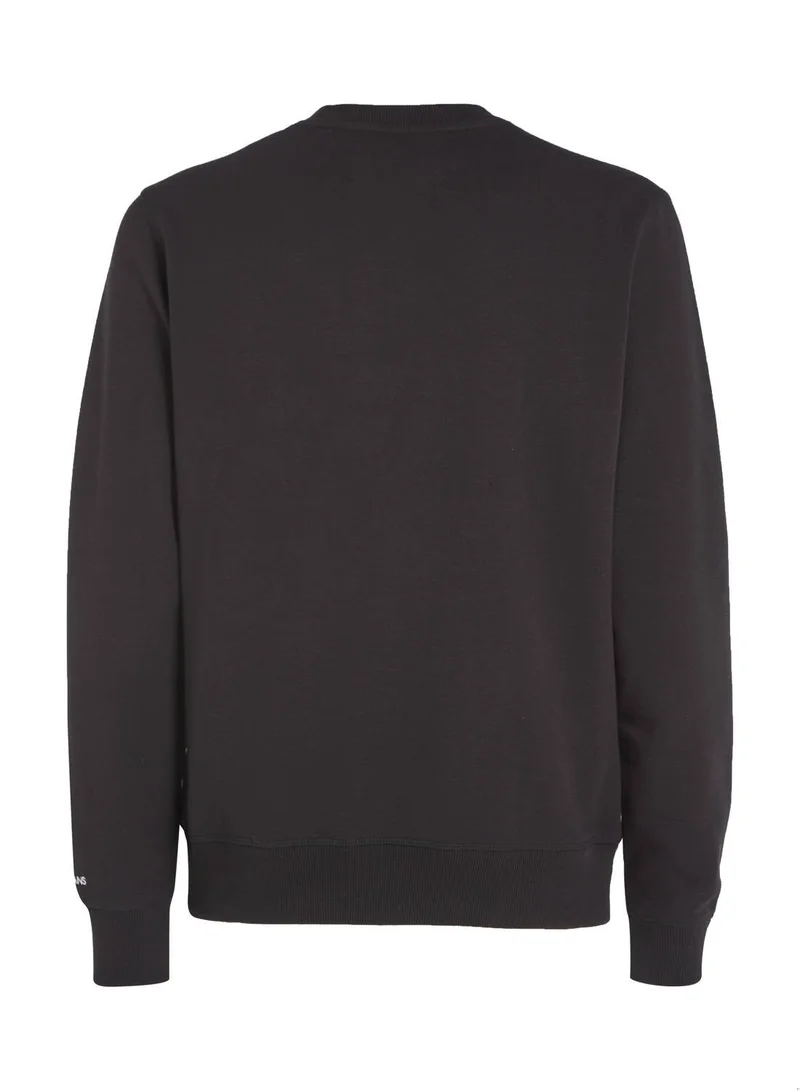 Calvin Klein Jeans Ck Black Fleece Sweatshirt for Men | Best Price UAE
