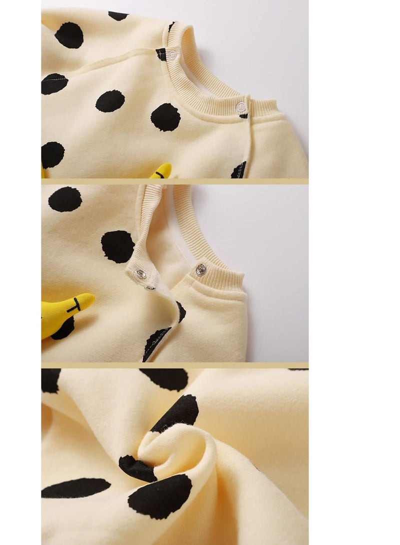 مجموعة هدايا للأطفال حديثي الولادة تتضمن رومبرات ودمى بطة في حقيبة سفر بيضاء لطيفة بتصميم مبتسم للبنات والأولاد - Image 5