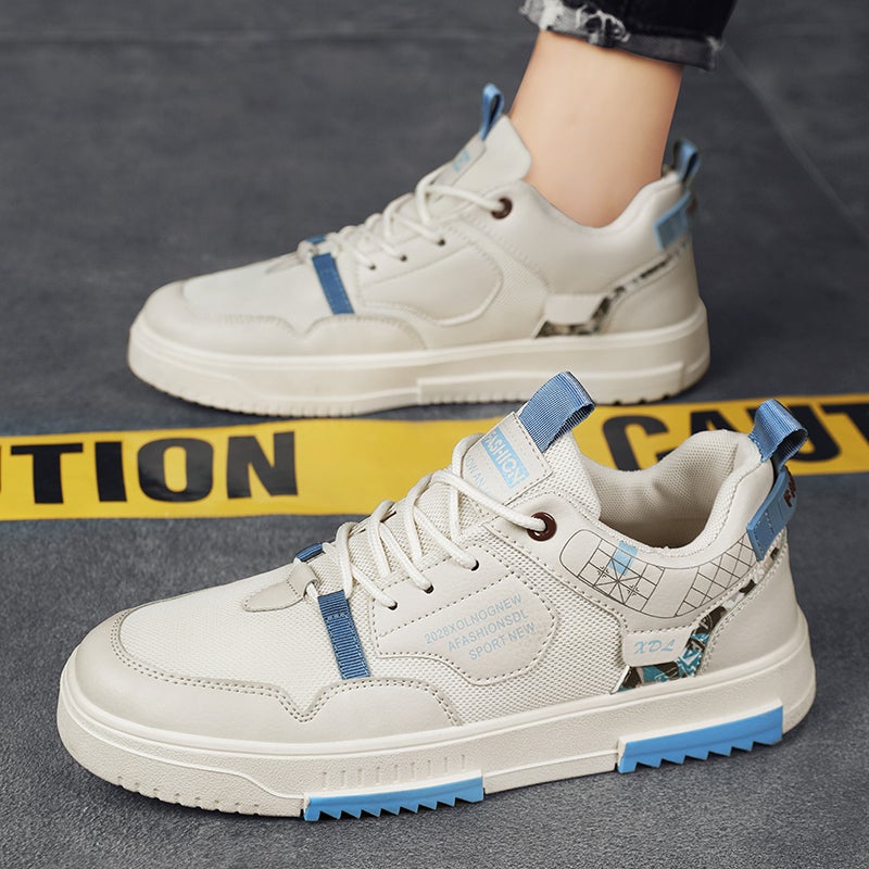 Men'S Shoes 2023 New Summer Breathable Thin Boys Cashew Flower Casual Board Shoes Sports Trendy Shoes - Image 1