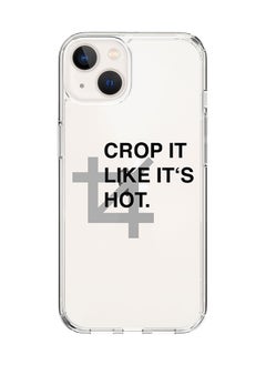 Classic Clear Case for Apple iPhone 15 Plus Hybrid Soft Case Flexible Edges Anti Drop TPU PC Gel Thin Transparent Cover - Crop It
