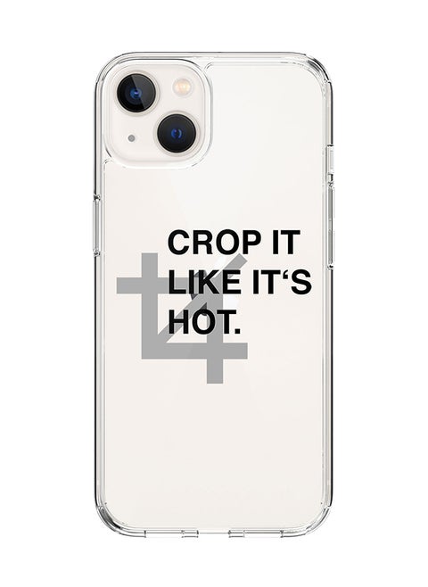 Classic Clear Case for Apple iPhone 15 Plus Hybrid Soft Case Flexible Edges Anti Drop TPU PC Gel Thin Transparent Cover - Crop It