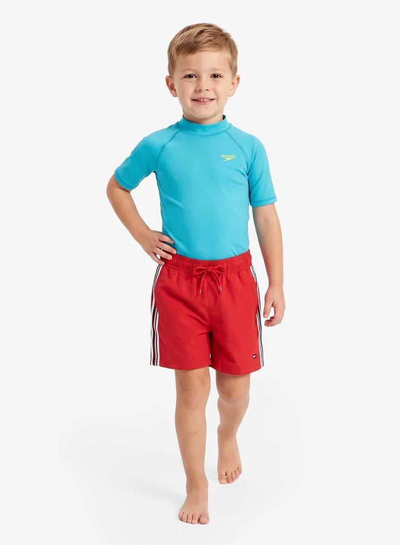 Tommy Hilfiger Global Stripe Mid Length Swim Shorts