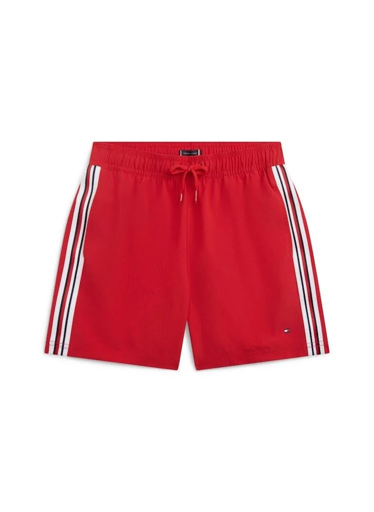 Tommy Hilfiger Global Stripe Mid Length Swim Shorts