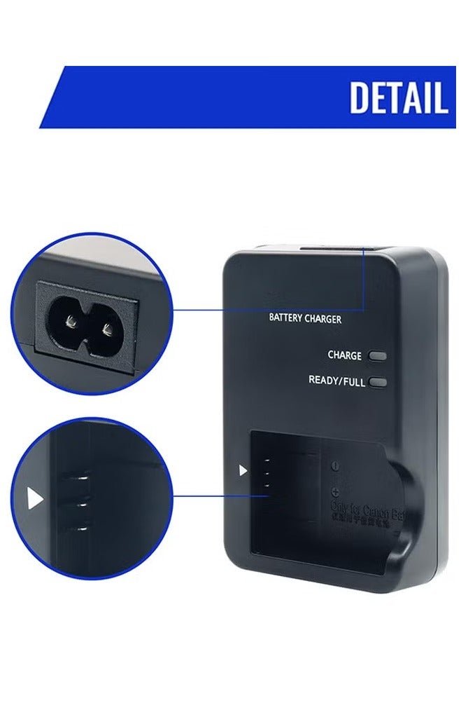 CB-2LH CB-2LHT Cameras Charger for NB-13L Battery for Canon PowerShot G1 X Mark III G5X G5 X Mark II G7 X G7 X Mark II G7 X Mark III G9X G9 X Mark II SX620 HS SX720 HS SX730 HS SX740 HS