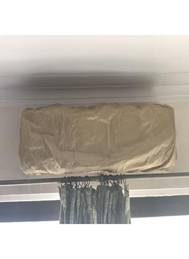 Generic Air Conditioner Cover - 2.25 HP and 3 HP - 110 x 31cm (Beige)  - Image 2