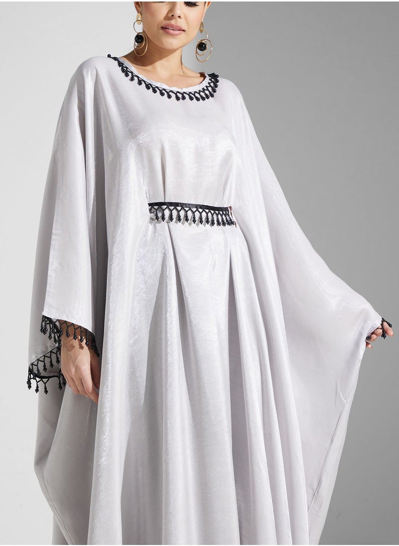 hayas closet - Tassel Detailed Jalabiya - Image 1