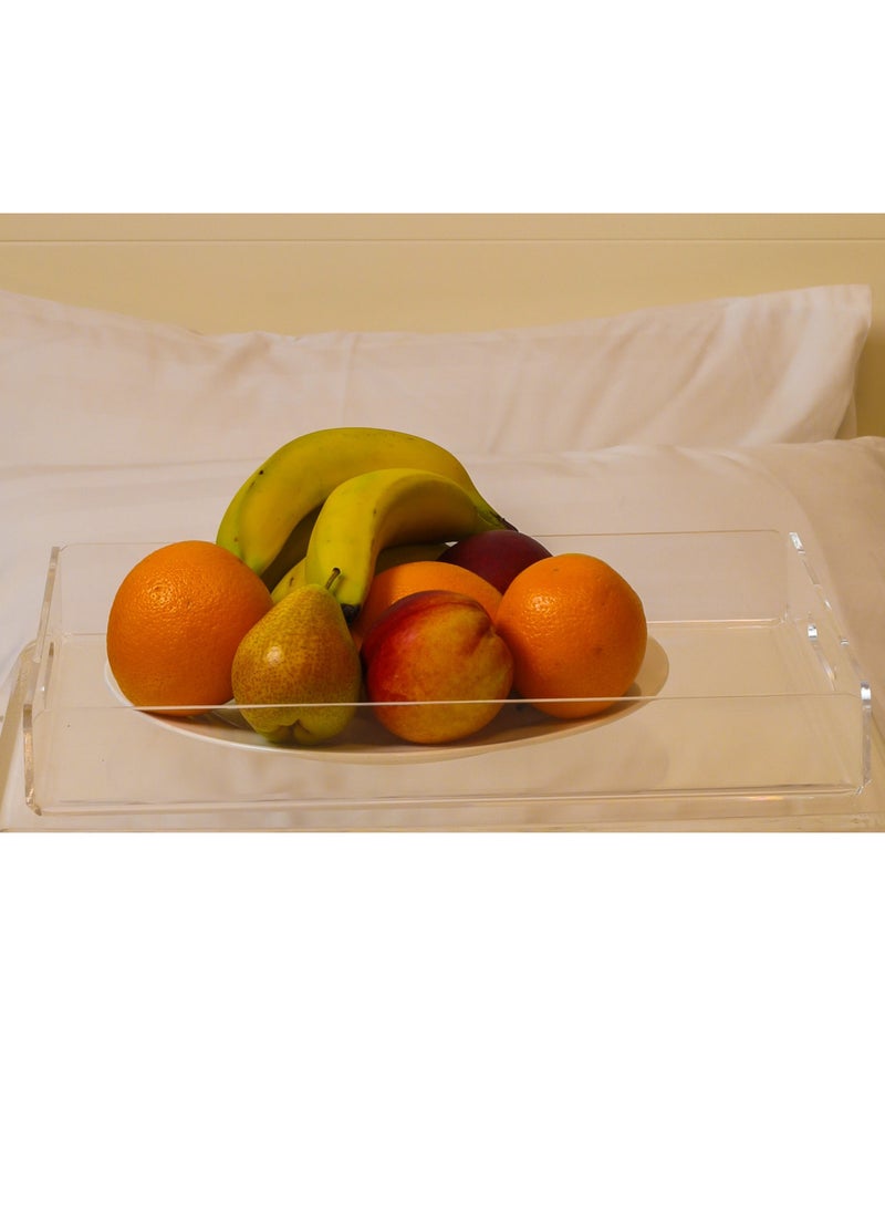 Generic - Multi-use clear acrylic tray used Set of (2) trays - Image 1