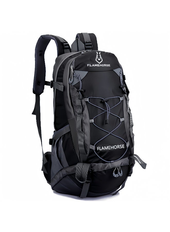 FLAMEHORSE New Outdoor Mountaineering Bag 50L Travel Backpack Sports Backpack Water-Proof Nylon Travel Bag - Image 1