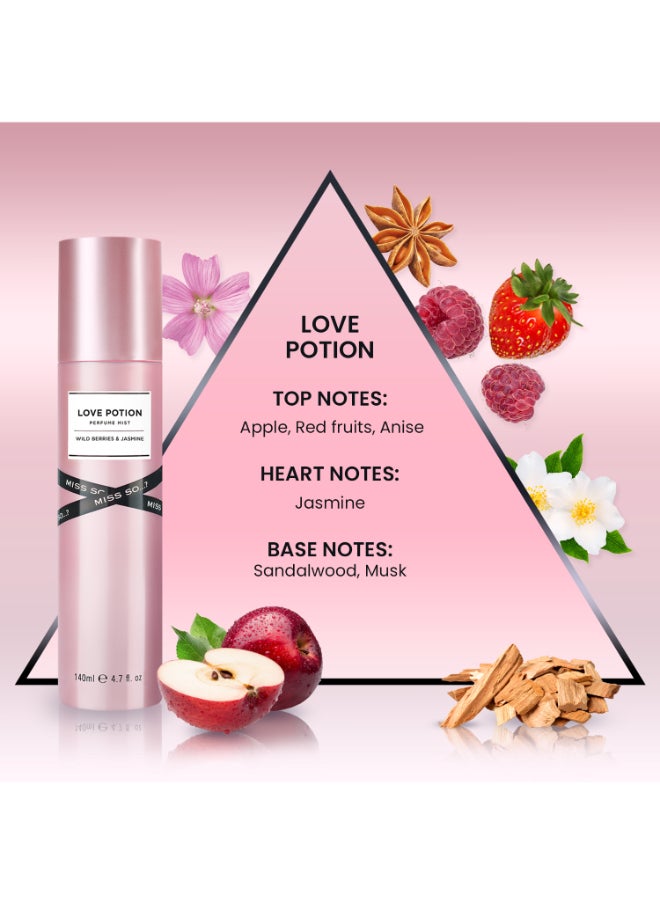 So..? - Miss Love Potion Perfume Mist 140Ml - Image 1