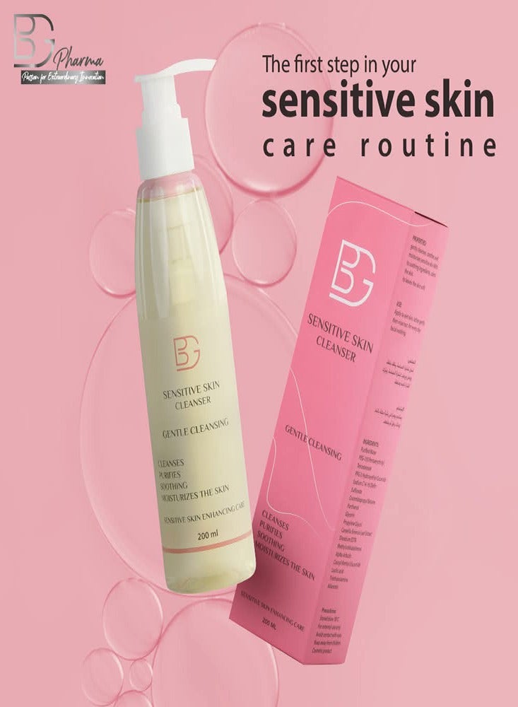 BG Sensitive Skin Cleanser 200ml - Image 4