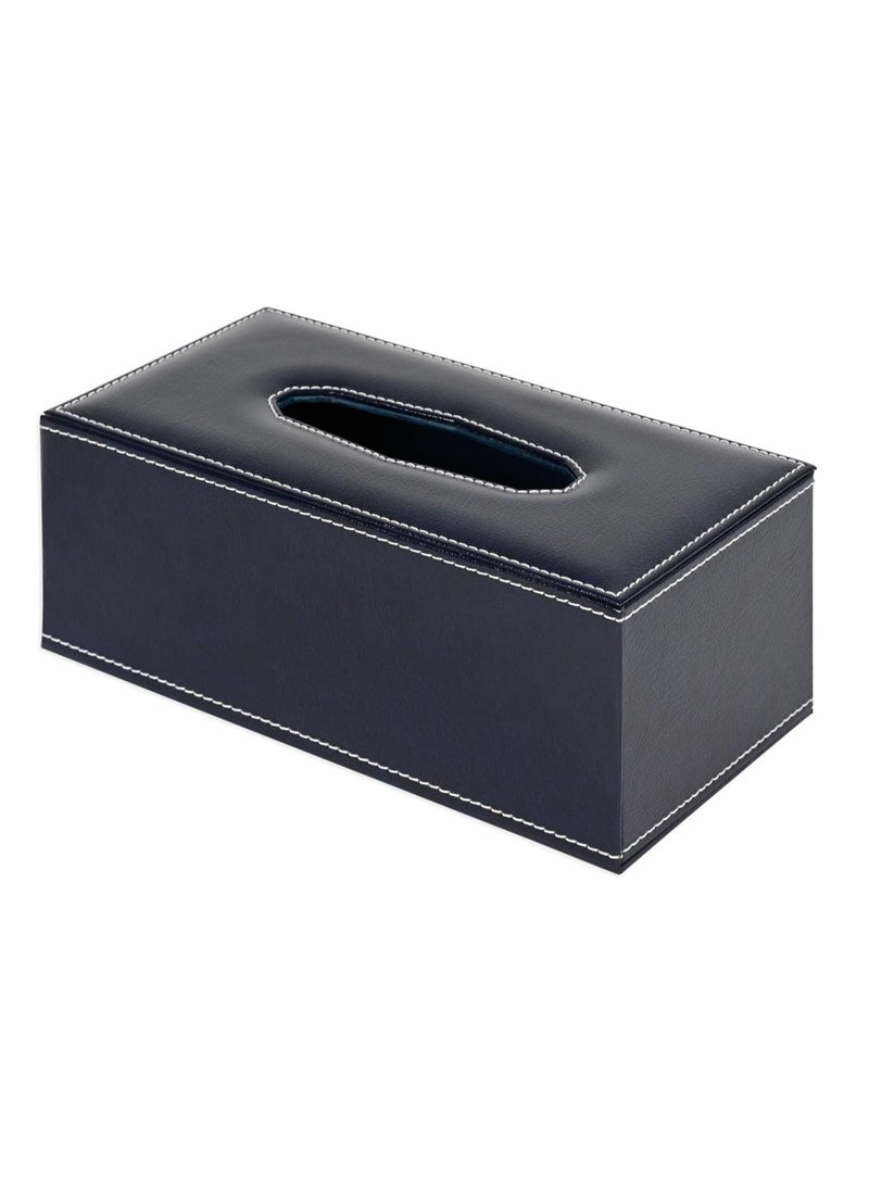 FIS طقم مكتب تنفيذي من FIS مكون من 9 قطع مصنوع من الجلد الملتصق باللون الأزرق - FSDSEXB221BL - Image 4