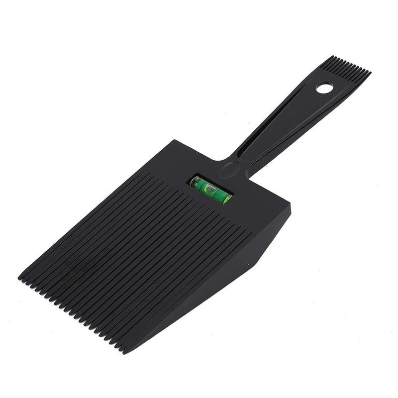 Canyita Canyita Professional Flat Top Comb DualEnded Hair Comb with Accurate Water Leveling Large Teeth Comb Styling Tool for Hair Salon  Barber Shop Black