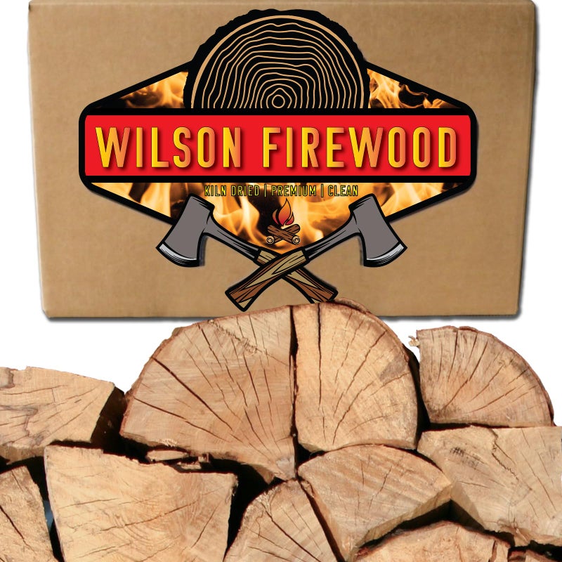 Wilson Wilson Maple Split Firewood  Seasoned Natural Kiln Dried Fireplace Fire Pit Bonfire Logs Regular 