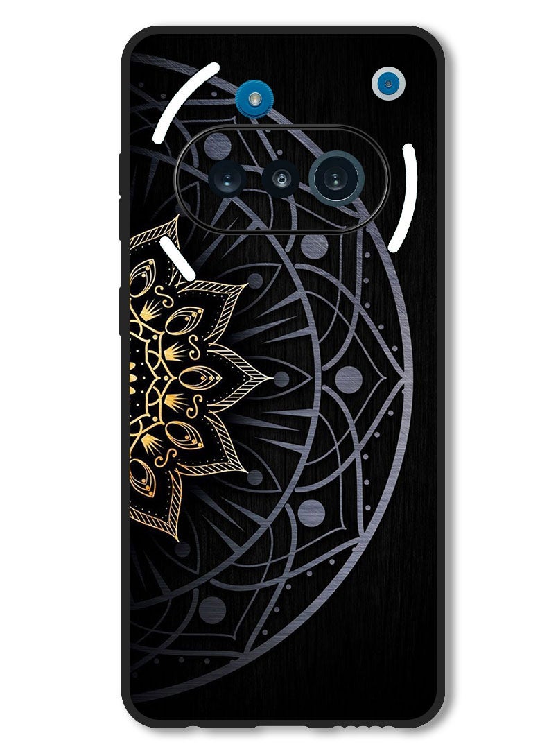 Theodor Case Compatible with Nothing Phone 3a Protection Shockproof Bumper Cover Floral Art 2 - Image 1