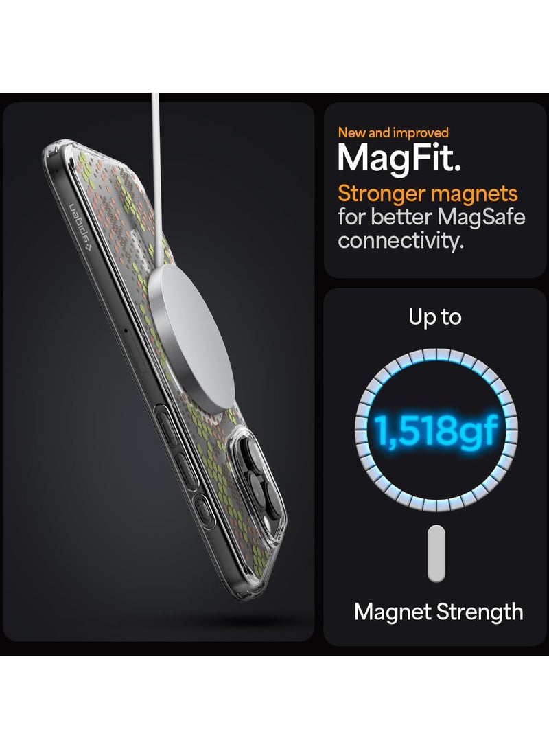 Spigen Cover for iPhone 16 Pro Max Ultra Hybrid MagFit Compatible with MagSafe - Digital Camo - Image 4