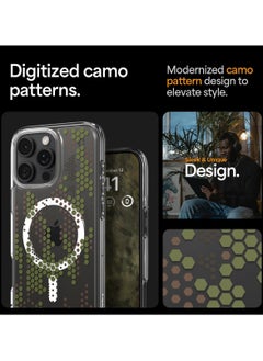 Spigen Spigen Cover for iPhone 16 Pro Max Ultra Hybrid MagFit Compatible with MagSafe - Digital Camo  - Image 2