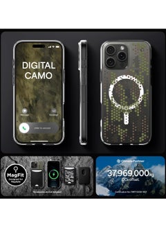 Spigen Spigen Cover for iPhone 16 Pro Max Ultra Hybrid MagFit Compatible with MagSafe - Digital Camo  - Image 5