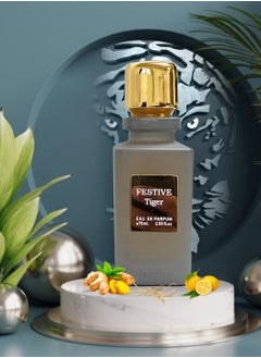 Festive Gallery Eau De Perfume, Premium Quality Tiger Fragrance UNISEX, for both Men and Women 75ml With Premium Gift Box. Tiger by Festive  - Image 1