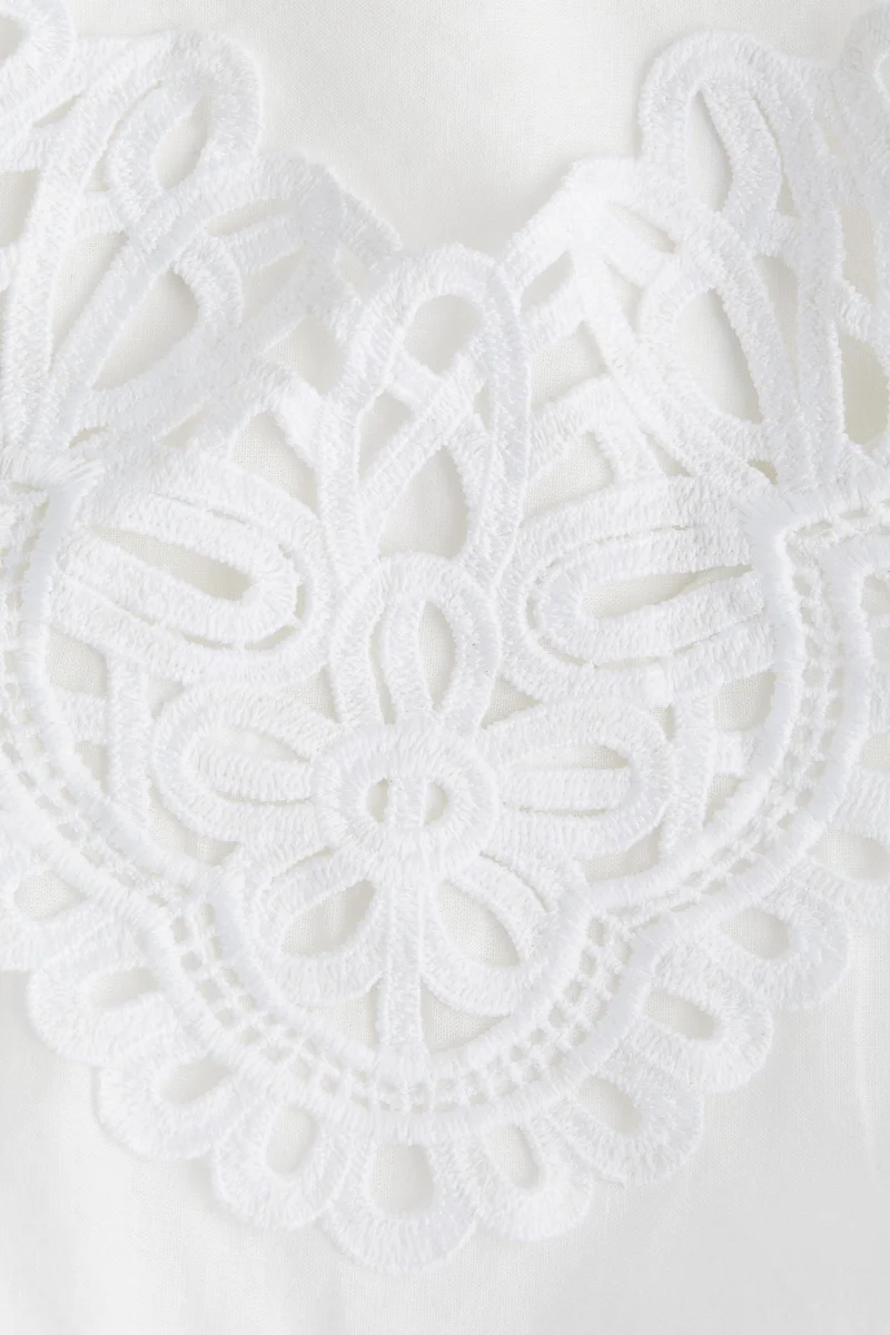 H&M  Lace-trimmed strappy top for Women | Best Price UAE