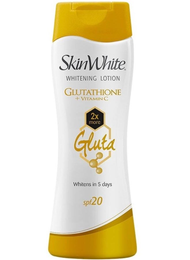 skin white Whitening Lotion With Spf 20, Glutathione + Vitamin c For Body Lotion 200 ml 