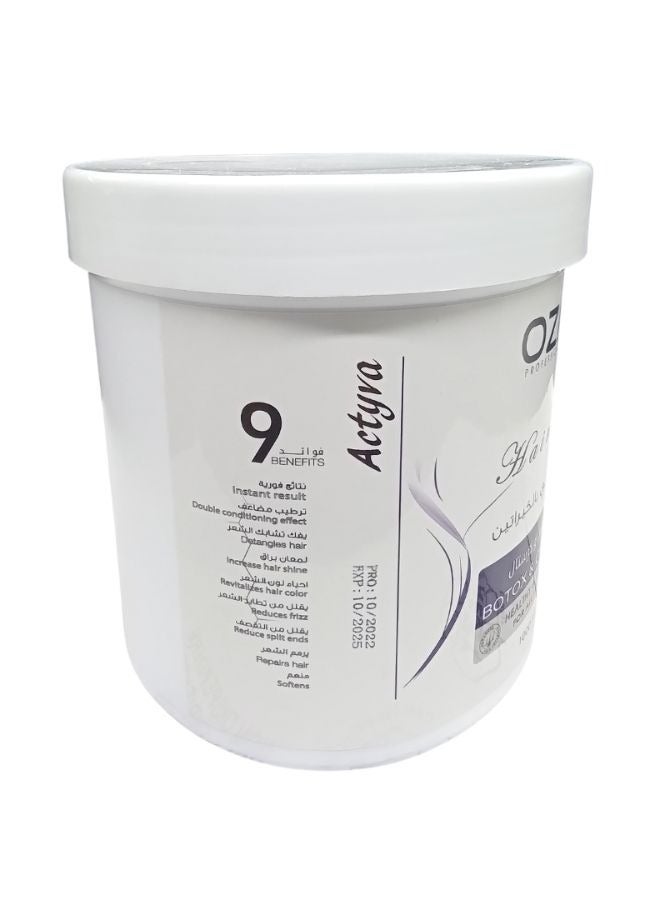 OZMA PROFESSIONAL كريم أوزما أكتيفا بوتوكس آند كريستال المغذي والمرطب لإصلاح الشعر غني بالكيراتين 1000 مل - Image 3