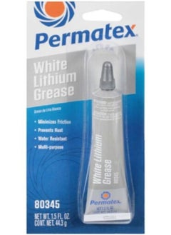 Permatex 80345 White Lithium Grease, 1.5 oz  - Image 1