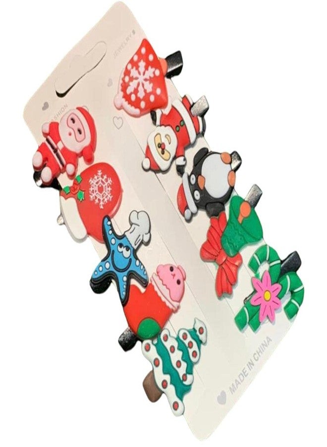 BAKEFY 20 CHRISTMAS CLIP Hair Barrettes Holiday Cute Hair Accessories Best Gift for Kids Xmas Party Hair Accessories for Girls - Image 3