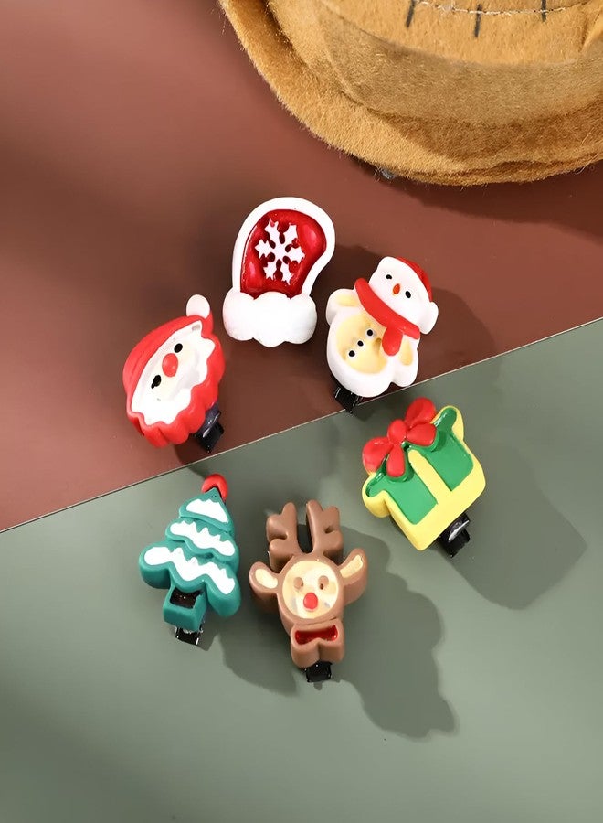 BAKEFY 20 CHRISTMAS CLIP Hair Barrettes Holiday Cute Hair Accessories Best Gift for Kids Xmas Party Hair Accessories for Girls - Image 4