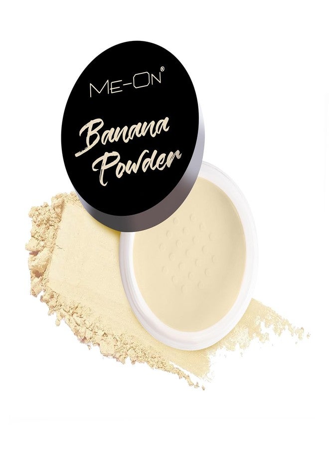 ME-ON Banana Powder | Mattifying & Brightening Formula | Sets Makeup, Blurs Pores & Fine Lines | Ultra-Fine Texture | Long-Lasting Finish (01, 8 gm) - Image 1