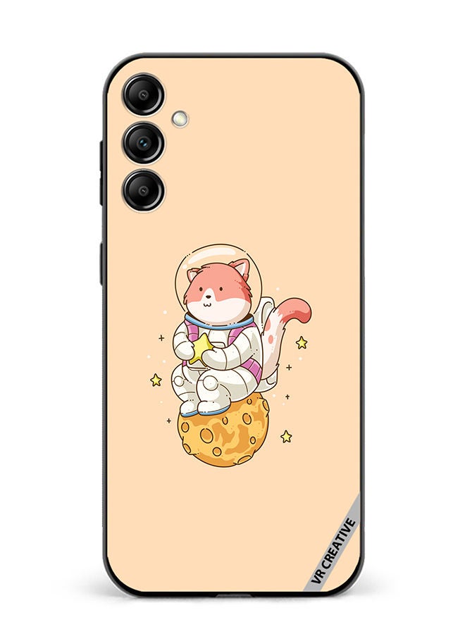 VR CREATIVE Protective Case Cover For Samsung Galaxy A14 5G/A14 Astro Cat Design Multicolour - Image 1