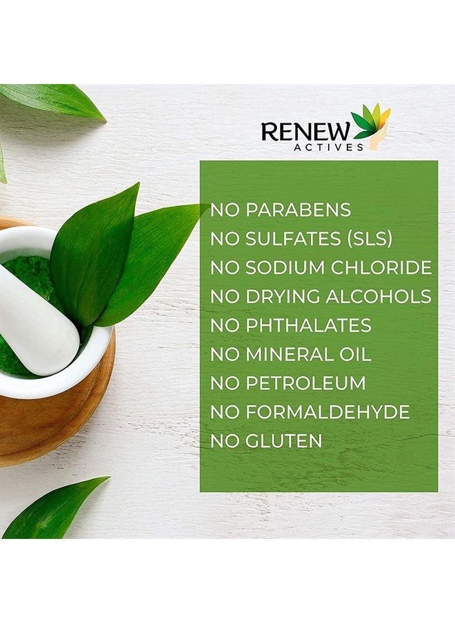 Renew Actives - Retinol Serum for Face: Pure 1% Retinol Serum with Hyaluronic Acid, Vitamin C, Peptides - Anti Wrinkle and Anti Aging Facial Serum - 70% Organic Skin Care Products - 30mL / 1 Fl Oz - Image 1