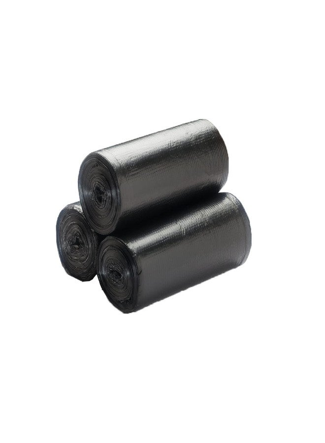 Kitchenwell Medium 90 Garbage Bags/Trash Bags/Dustbin Bags, 19x21 Inches Black (3 Roll, Per Roll 30 Piece) - Image 1