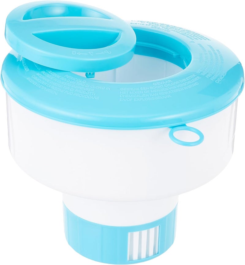 INTEX Floating Pool Chemical Dispenser | 17.8 cm | Blue/White | Unisex 17.8cm - Image 3