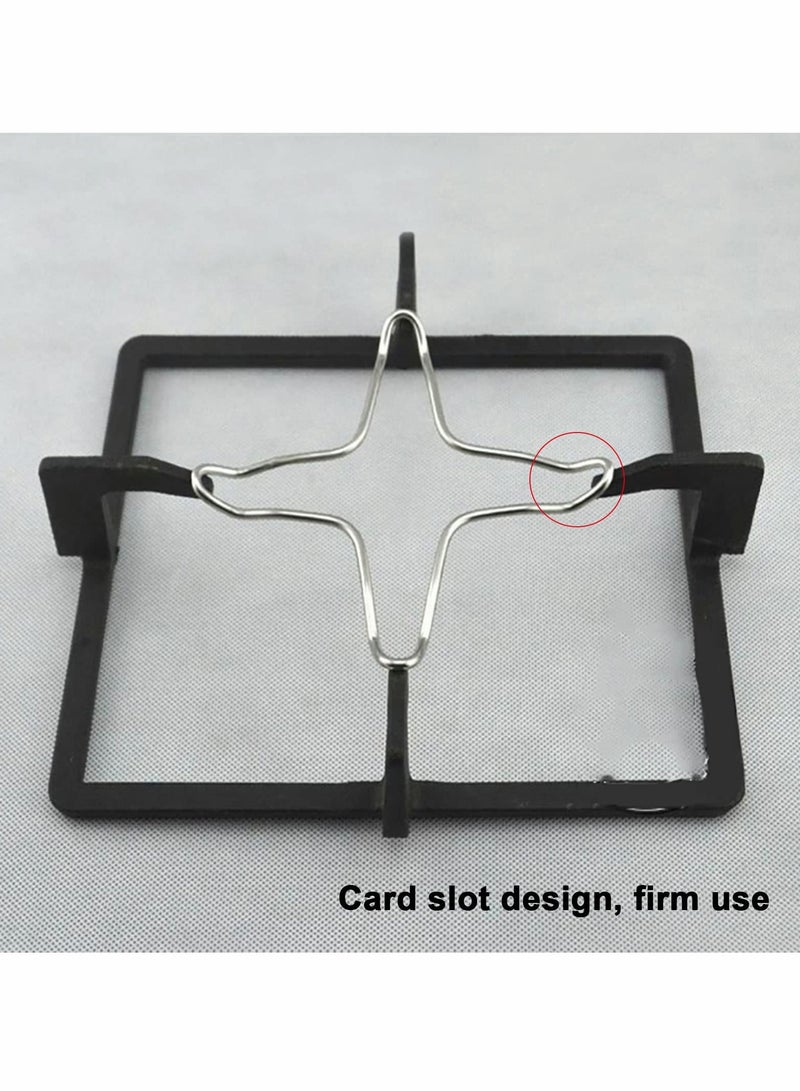 Stainless Steel Gas Ring Reducer for Stove Top Cooking 4 Piece Set Ideal for Espresso Makers and Coffee Pots - Image 3