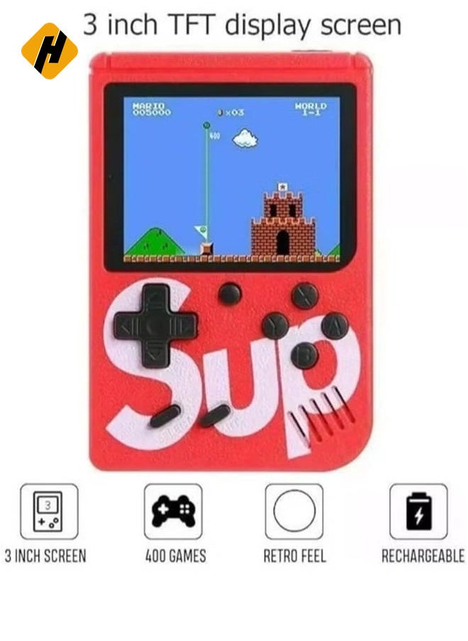 HuHa "SUP Game Box Plus – 400-in-1 Retro Handheld Console – Upgraded Mini Portable Gaming System"  - Image 1