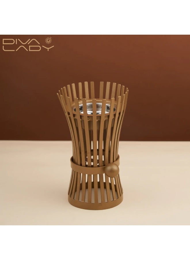 ديفا ليدي 🔥 مبخرة حديد فاخرة من ديفا ليدي — تصميم عصري مذهل | الطول 20cm | العرض 13cm ✨ - Image 3