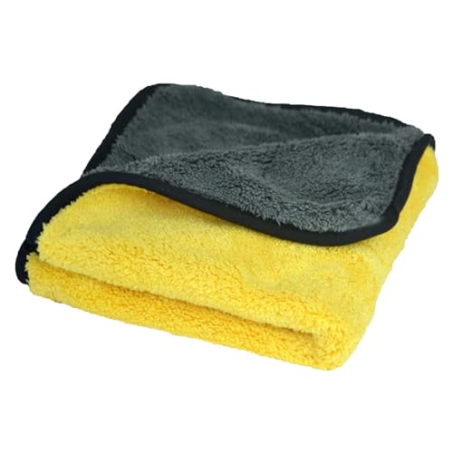 Autofy 500GSM - 40cm x 60cm - [Pack of 1] - Microfiber Cloth Double Sided Microfiber Cloth for Car Lint Free Super Soft Plush Car Cleaning Cloth Sueded Edges for Scratch Free Car & Bike Cleaning - Image 1