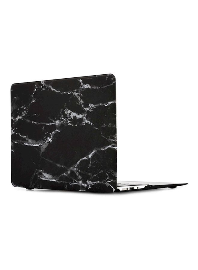 NIBEMINENT Ruberbized Coated Hard Case For Macbook Air 13.3 Inch Black  - Image 1