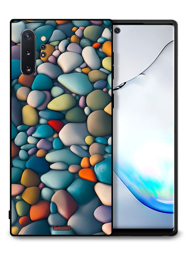 Tolwak Samsung Galaxy Note 10 Plus Protective Case Cover Stones Abstract Pattern - Image 1