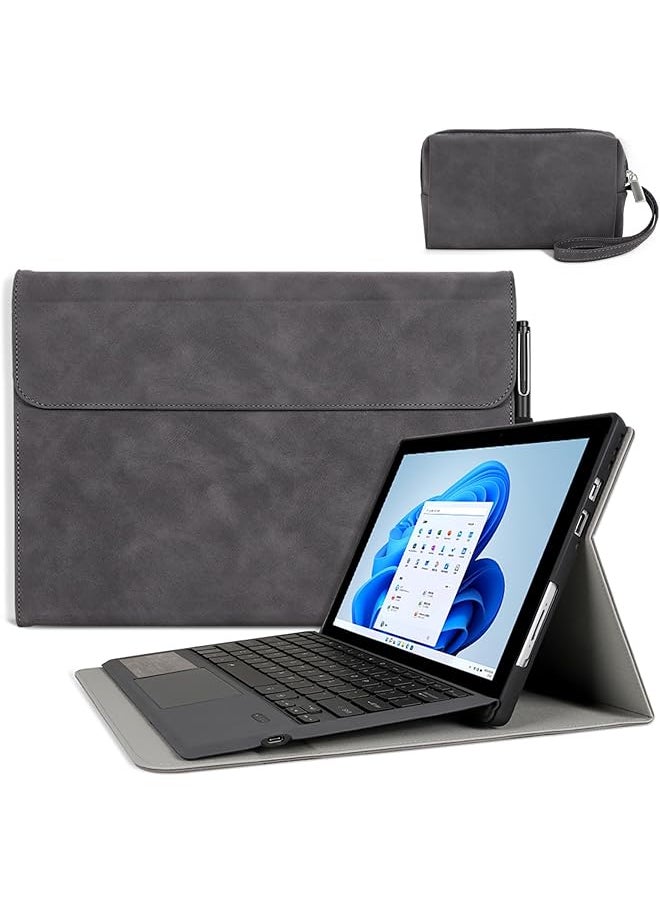 erorex Case For Microsoft Surface Pro 11 Tablet 2024 13Inch With Accessory Pouch And Stylus Holder Slim Envelope Sleeve Bag Laptop Tablet Carrying Cover For Surface Pro 11 Pro 10 Pro 9 Gray  - Image 1