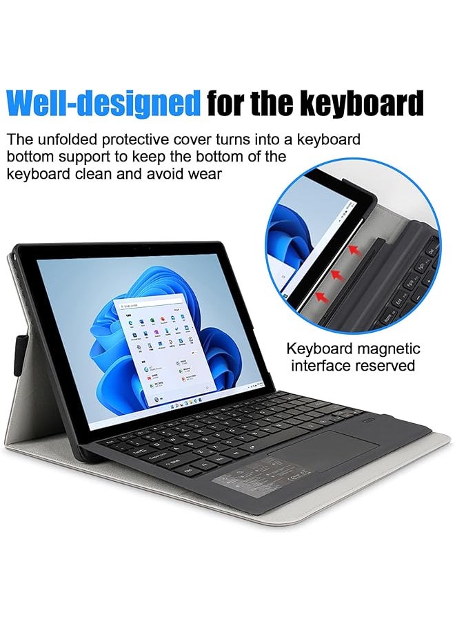 erorex Case For Microsoft Surface Pro 11 Tablet 2024 13Inch With Accessory Pouch And Stylus Holder Slim Envelope Sleeve Bag Laptop Tablet Carrying Cover For Surface Pro 11 Pro 10 Pro 9 Gray  - Image 3